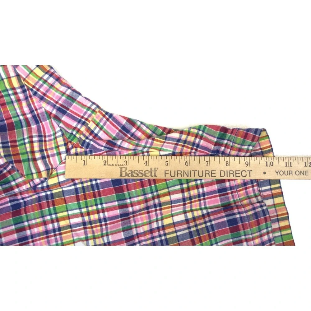 Polo Ralph Lauren Indian Madras Colorful Plaid Shorts Men's 42 Inseam‎ 9 In.